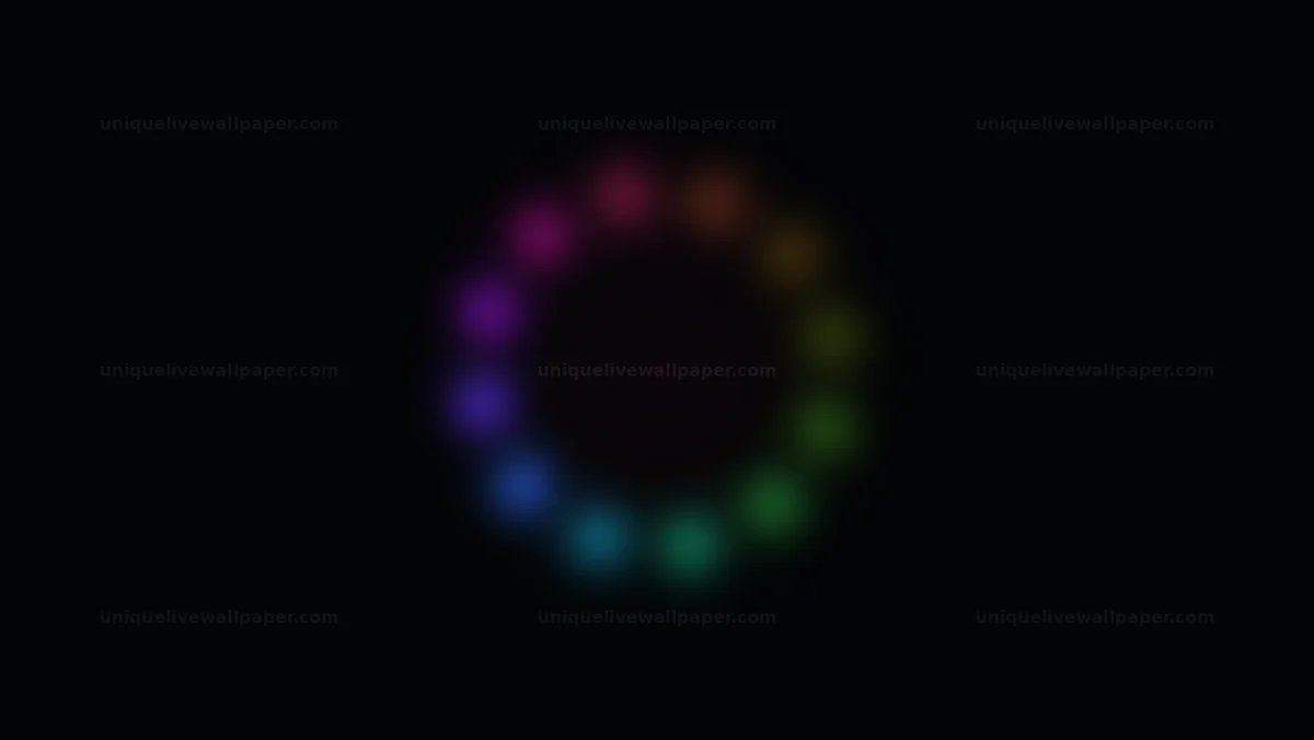 Watermarked thumbnail for Chromatic loading indicator system shows a colorful animation