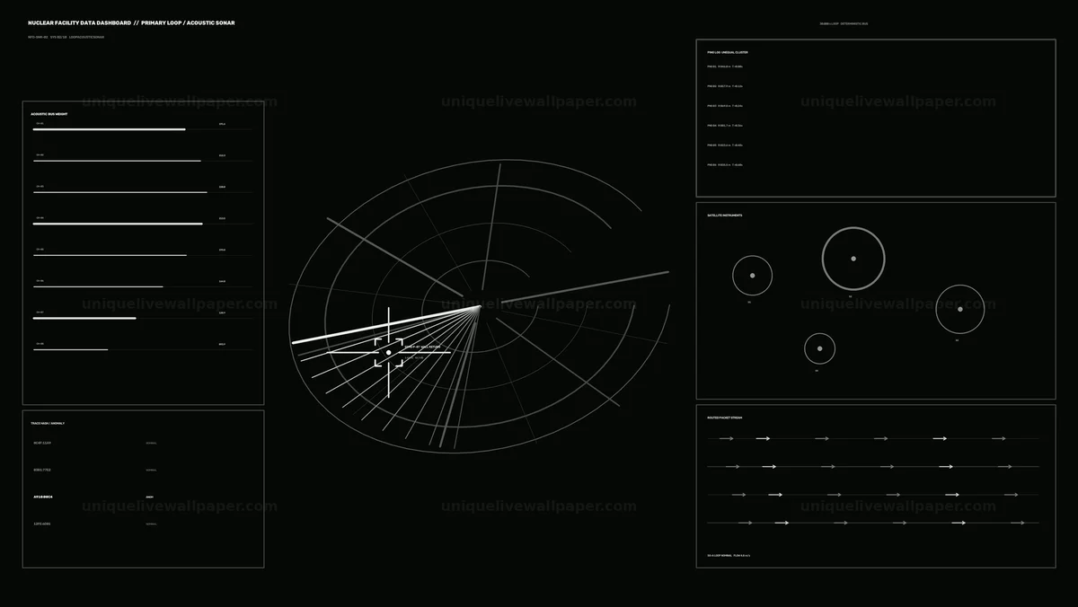 Nuclear Facility Data Dashboard HUD Seamless Loop