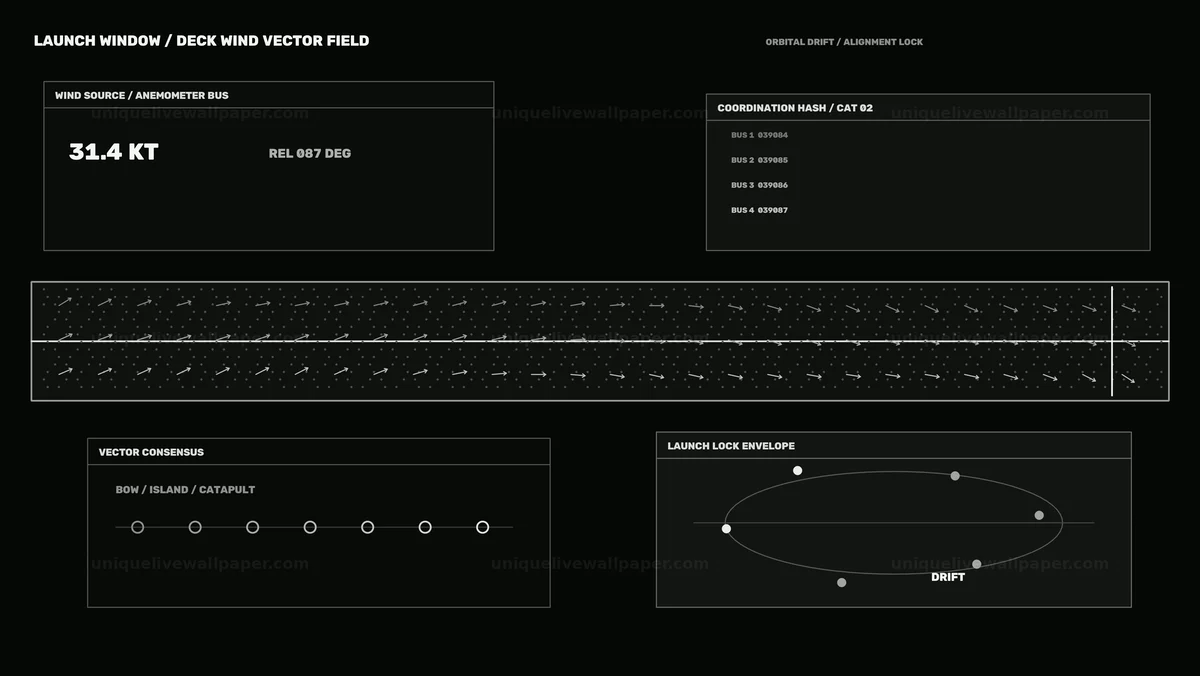Watermarked thumbnail for Aircraft Carrier Deck Coordination HUD Seamless Loop