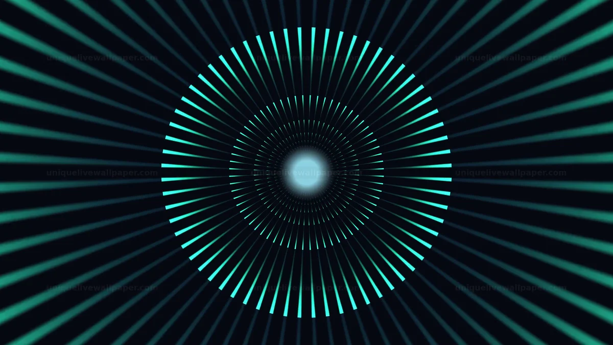 Watermarked thumbnail for Neon Radial Tunnel Background Seamless Loop