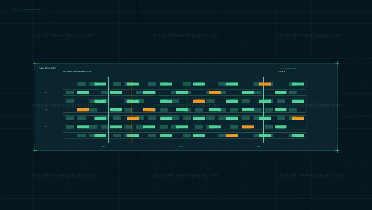 Watermarked thumbnail for Public Signal Matrix Monitor Seamless Loop