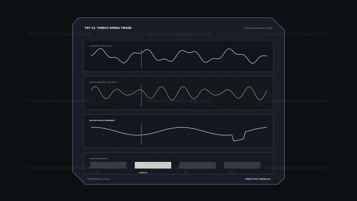 Defense Monitoring Operations Dashboard Seamless Loop