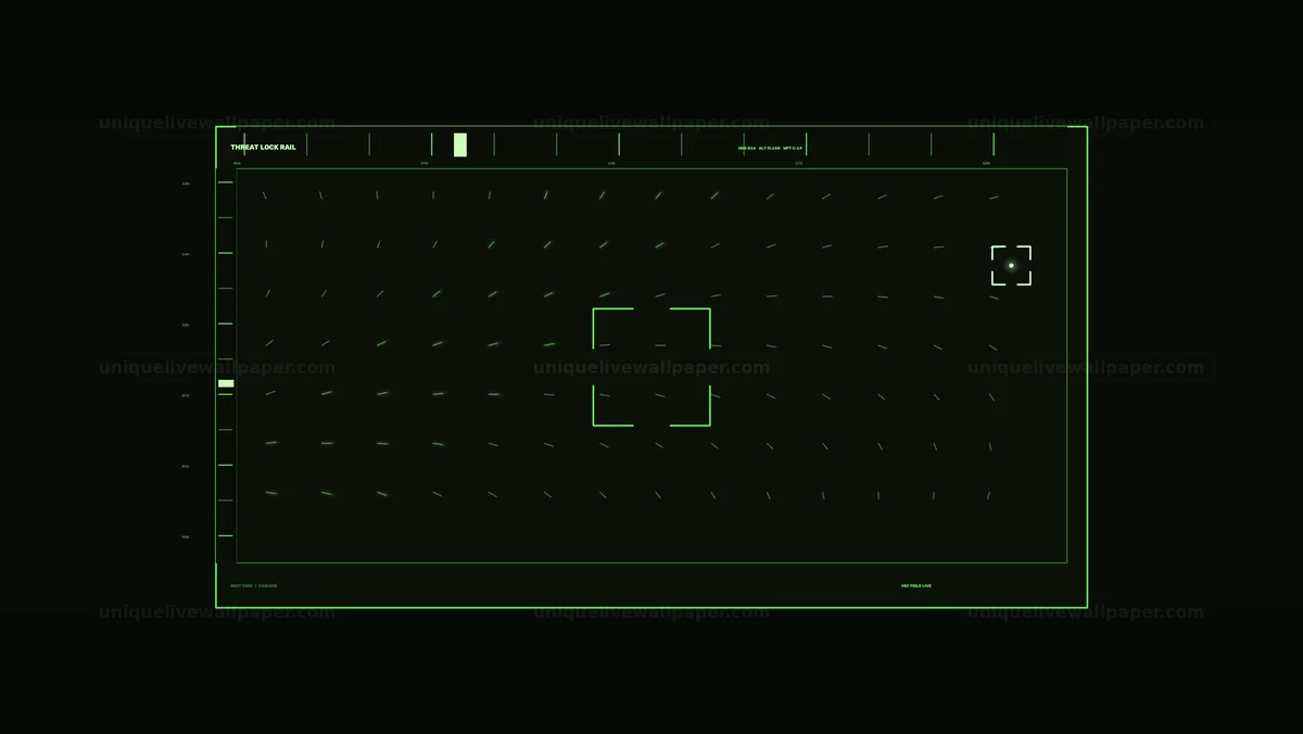 Threat Lock Targeting HUD Seamless Loop