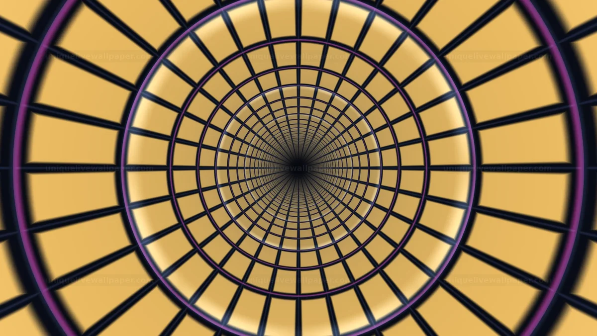 Cyberpunk Hyperspace Tunnel Grid Seamless Loop