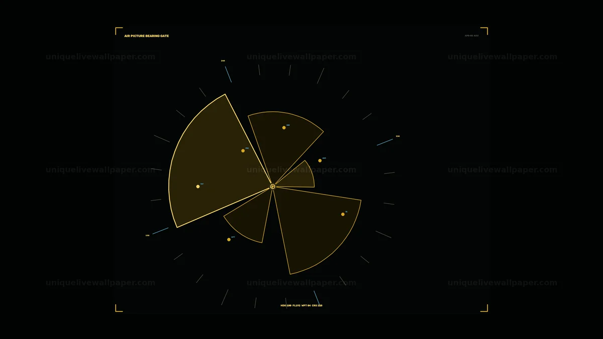 Watermarked thumbnail for Defense Operations Radar Data Visualization Seamless Loop