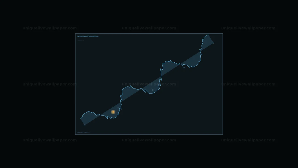 Futuristic Waveform Data HUD Seamless Loop