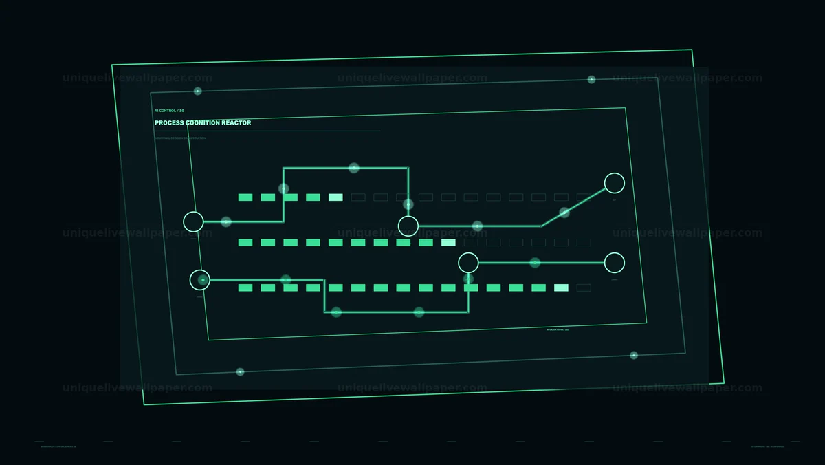 AI Control Panel Process Flow Seamless Loop