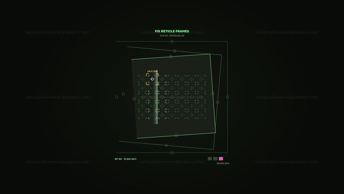 Digital Target Locator HUD Seamless Loop