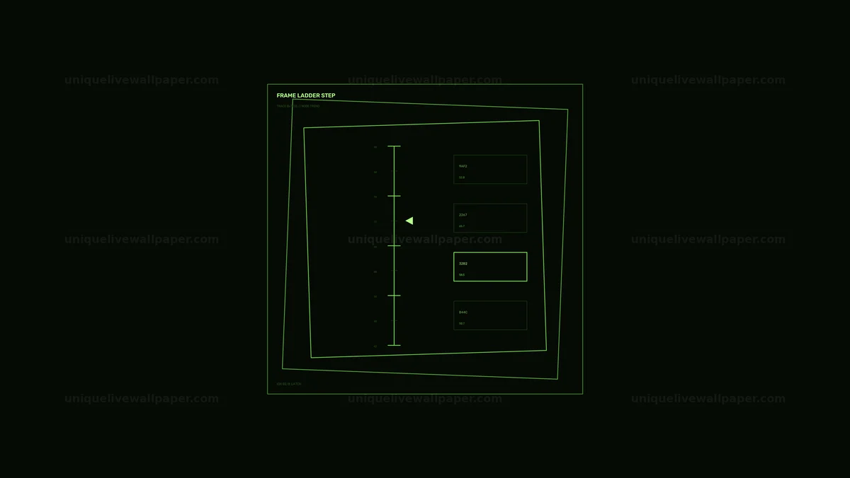 Vertical Data Scale HUD Seamless Loop
