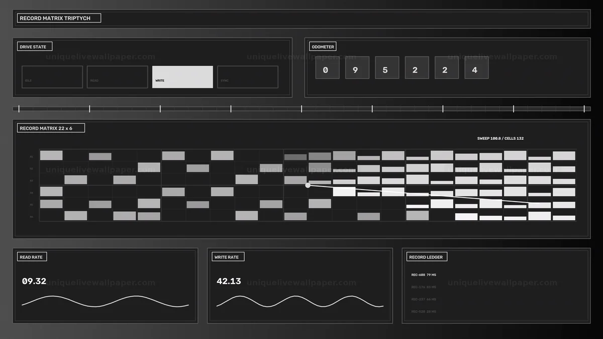 Watermarked thumbnail for Data Processing Operator HUD Seamless Loop