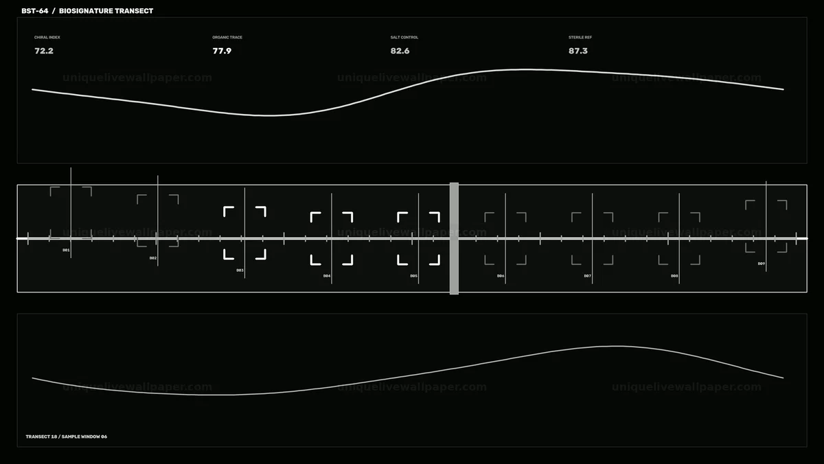Planetary Surface Scanning HUD Seamless Loop