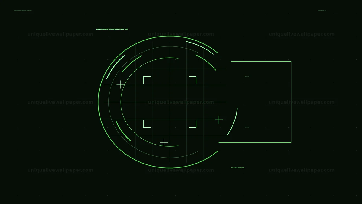AI Behavioral Analysis HUD Seamless Loop