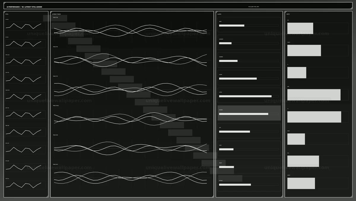 Watermarked thumbnail for AI Performance Metrics HUD Seamless Loop