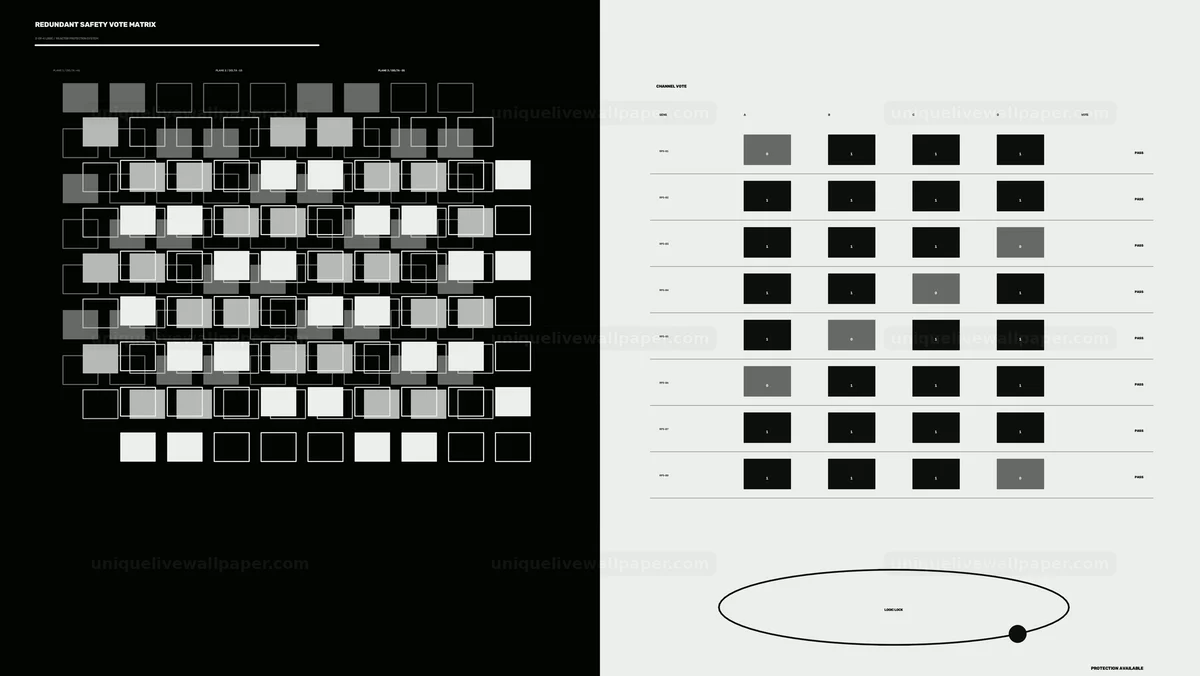 Nuclear Facility Warning System HUD Seamless Loop