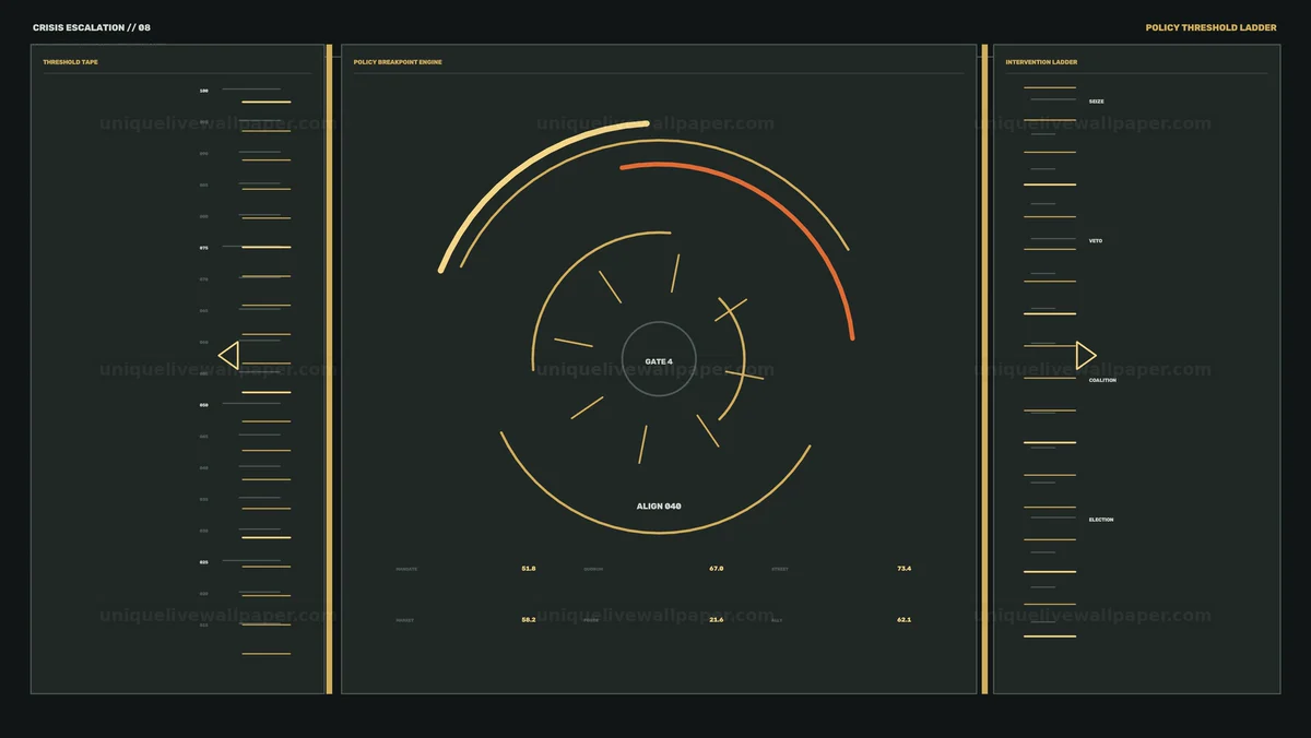 Watermarked thumbnail for Policy Threshold HUD Dashboard Seamless Loop