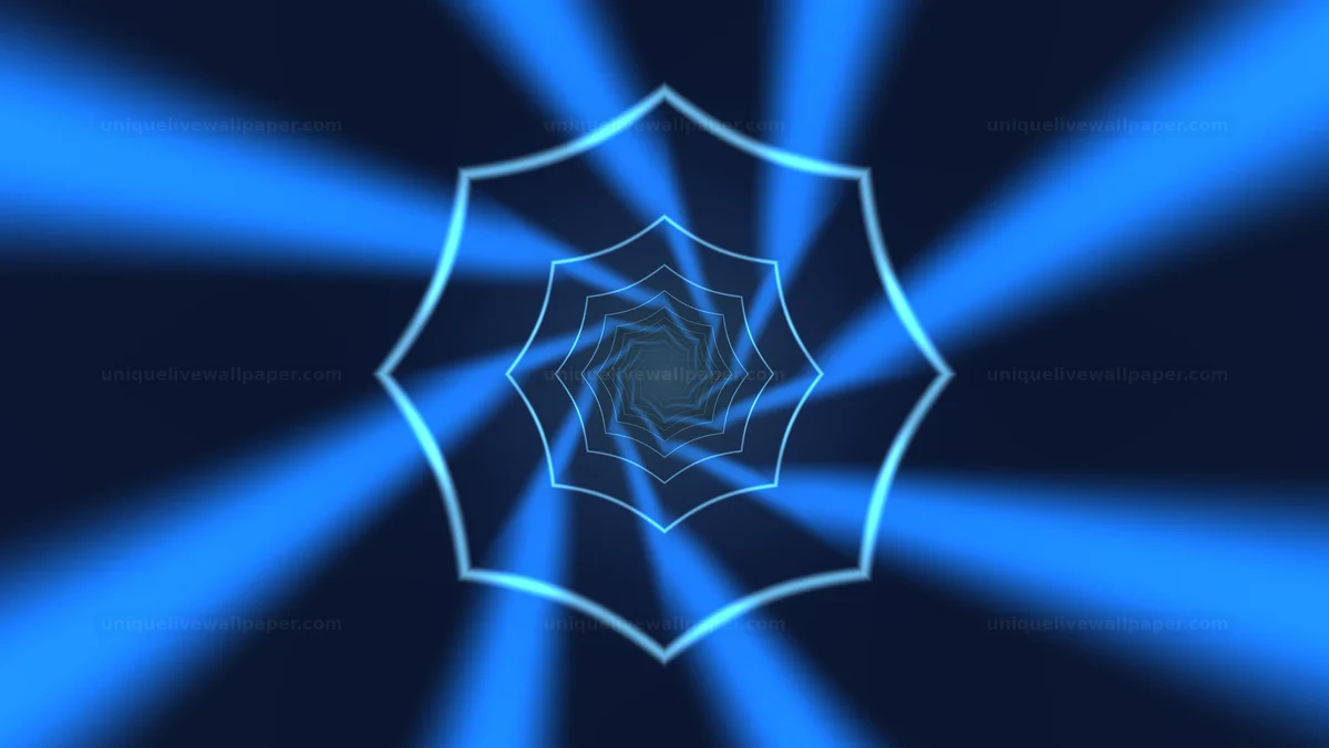 Watermarked thumbnail for Electric Blue Wormhole Background Seamless Loop