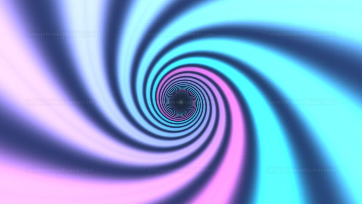 Watermarked thumbnail for Luminous Spiral Tunnel Background Seamless Loop