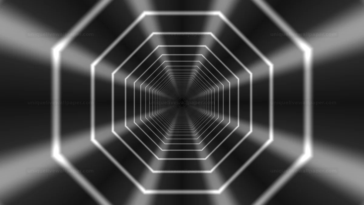 Watermarked thumbnail for Grayscale Sci-Fi Portal Background Seamless Loop