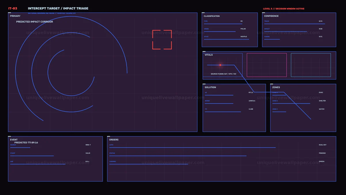 Watermarked thumbnail for Military Targeting HUD Impact Triage Seamless Loop