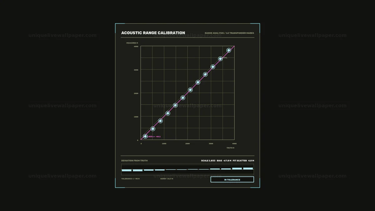 Acoustic Range Calibration Dashboard Seamless Loop