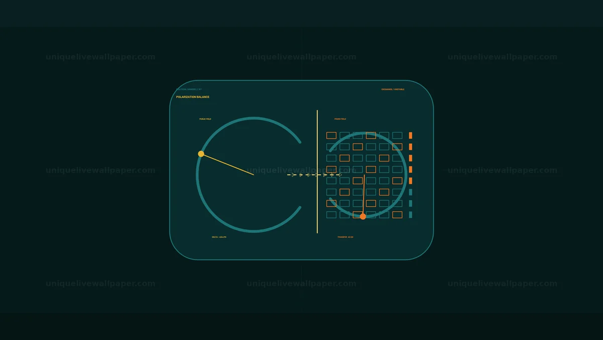 Political Danger Status HUD Seamless Loop