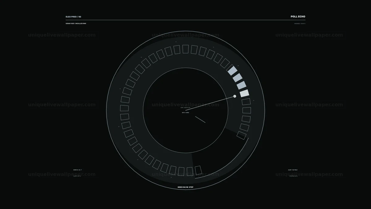 Election Results Prediction Display Seamless Loop