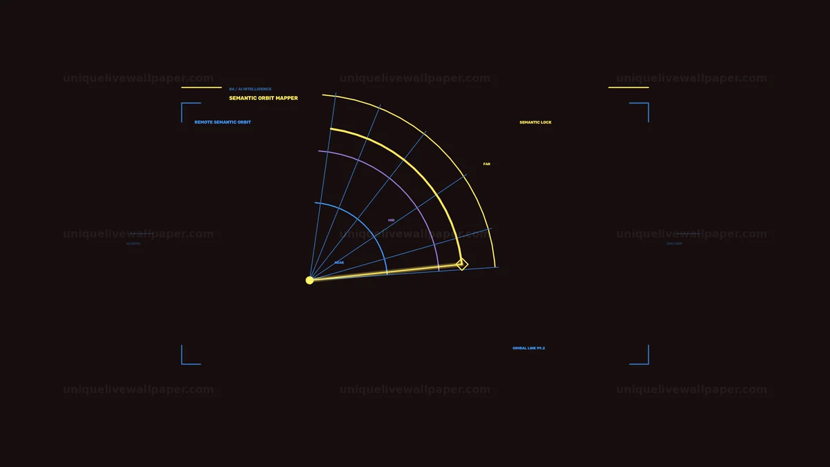 AI Data Intelligence Orbit Mapper Seamless Loop
