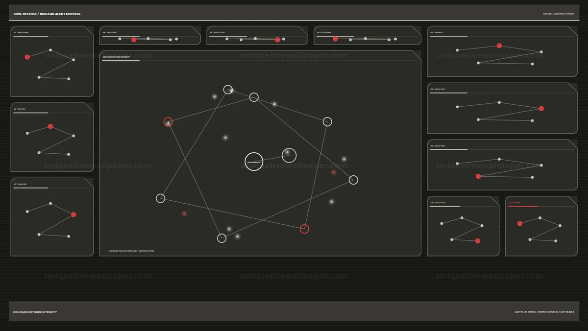 Civil Defense Network Topology Seamless Loop
