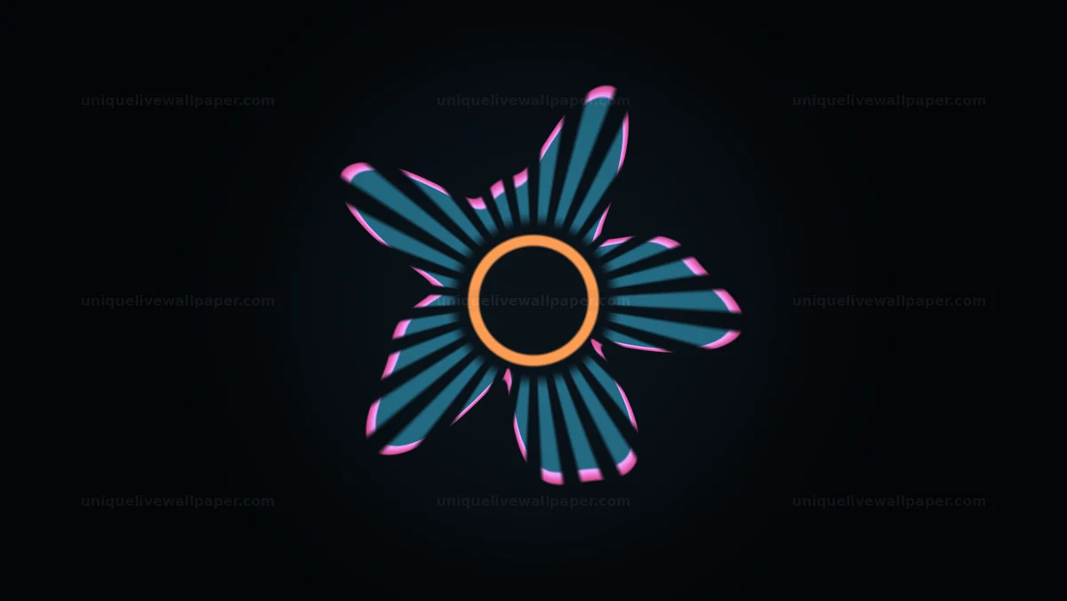 Abstract Mandala Ripple Animation Seamless Loop