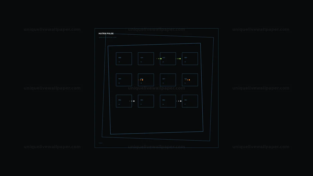 Watermarked thumbnail for Data Monitoring HUD Dashboard Seamless Loop