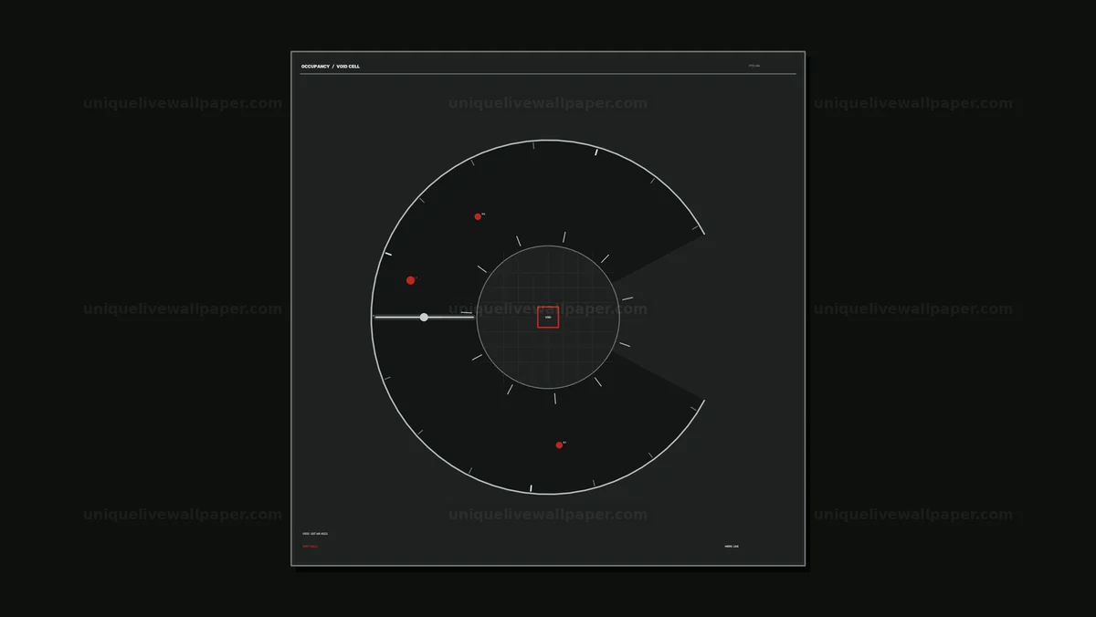 Precision Target Detection Grid HUD Seamless Loop