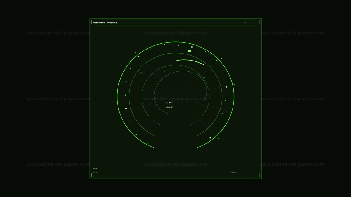 Watermarked thumbnail for Radar Target Coordinates Tracking HUD Seamless Loop