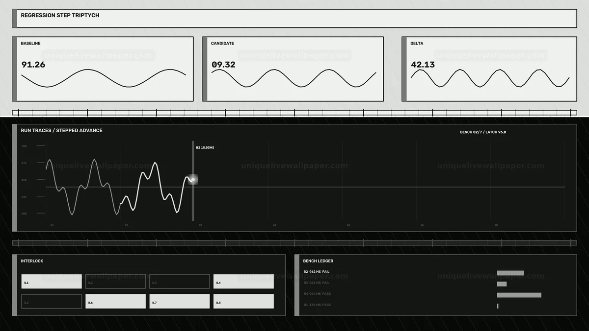 Algorithm Performance Control Panel Seamless Loop