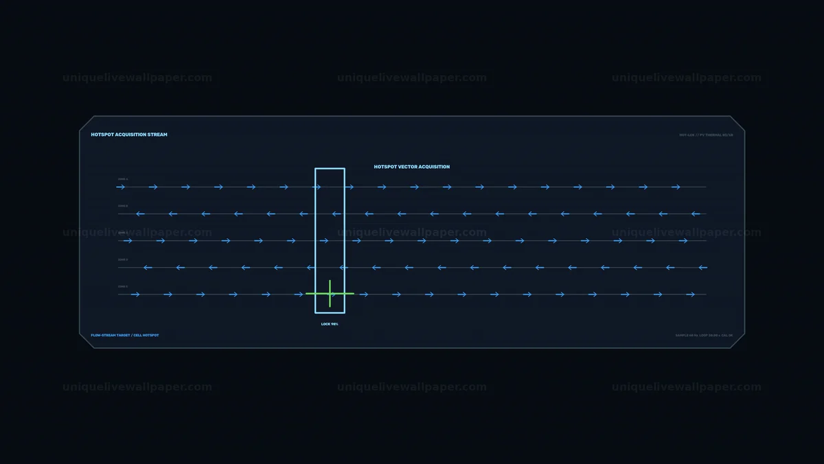 Cell Hotspot Monitoring HUD Seamless Loop
