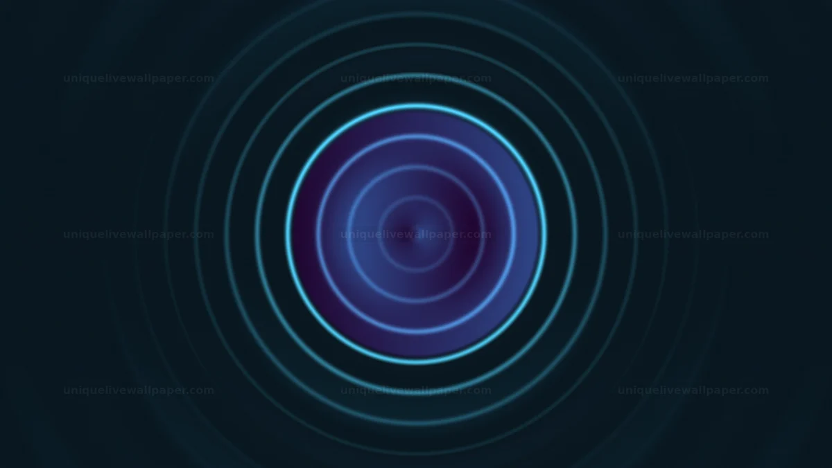Watermarked thumbnail for Concentric Neon Rings Seamless Loop