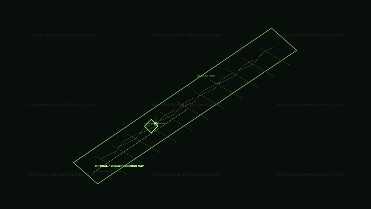 Critical Alert Radar System HUD Seamless Loop