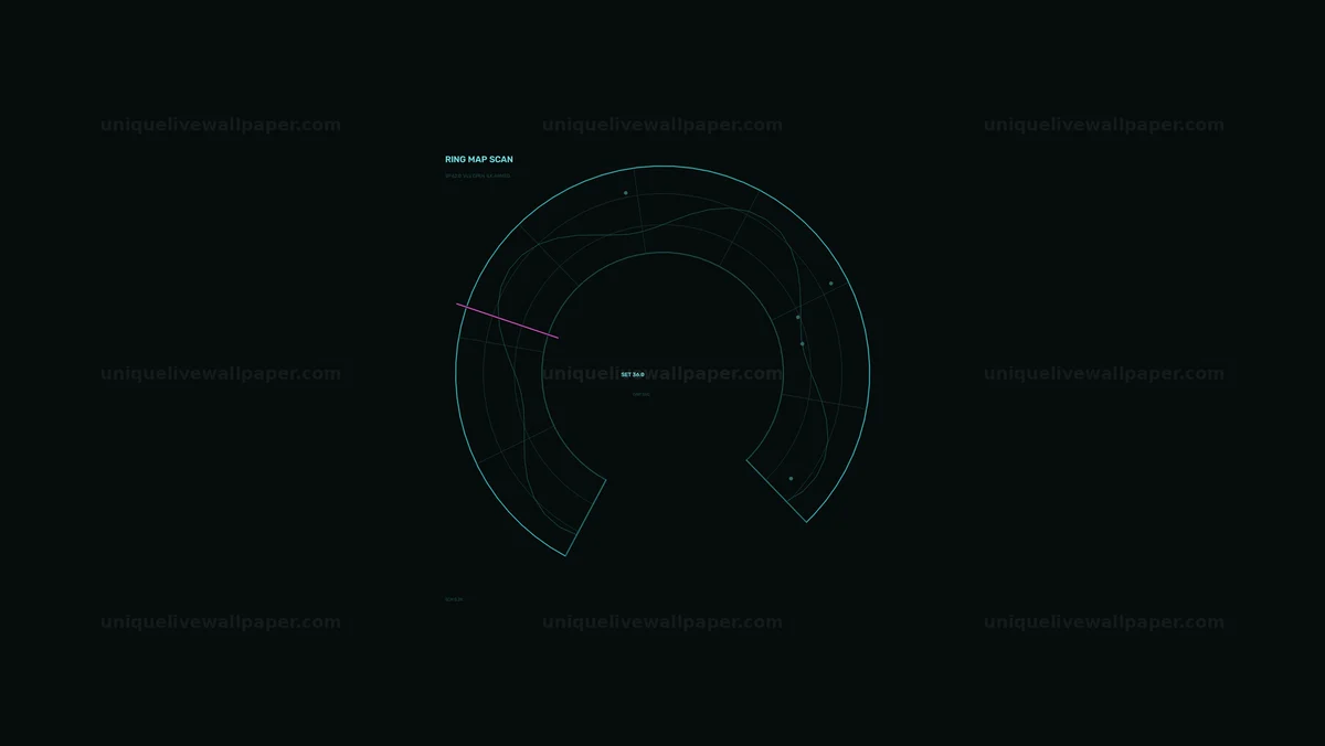 Watermarked thumbnail for Circular Ring Map Scan Data HUD Seamless Loop