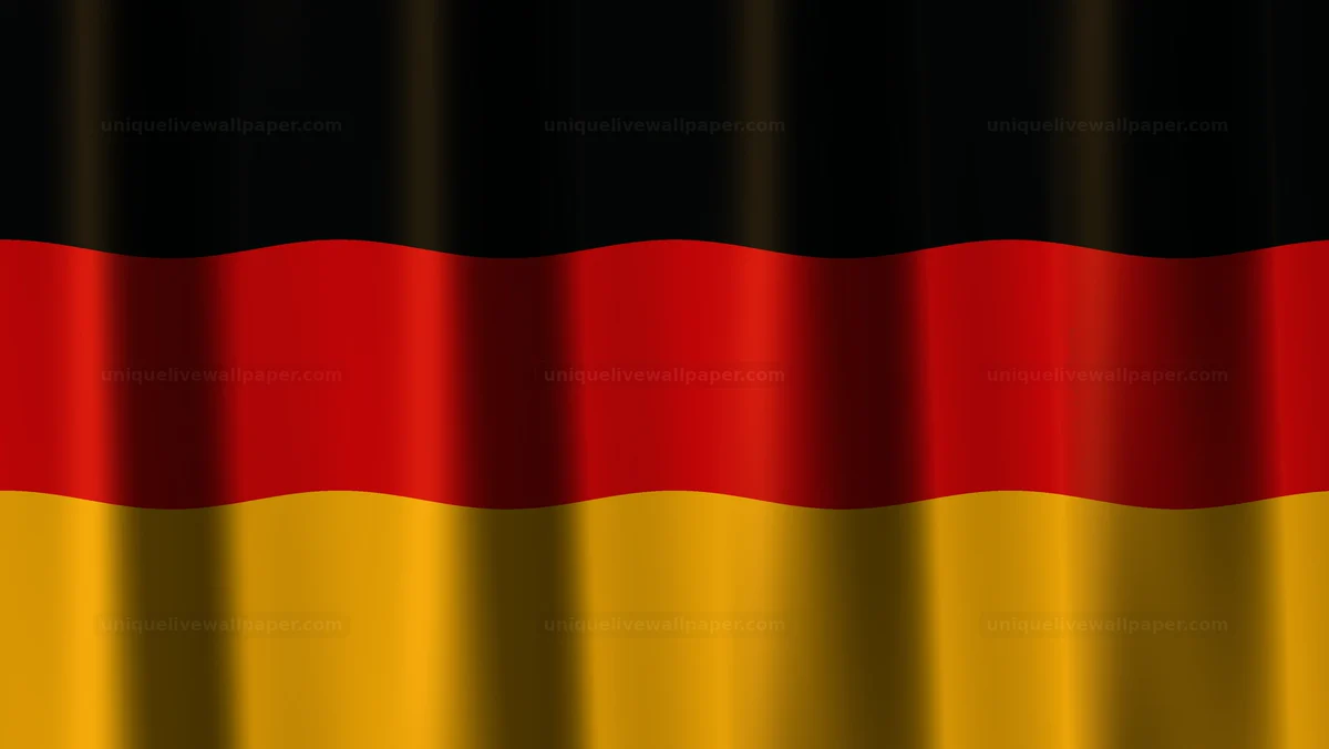 German Flag Folds Seamless Background — German flag folds background c