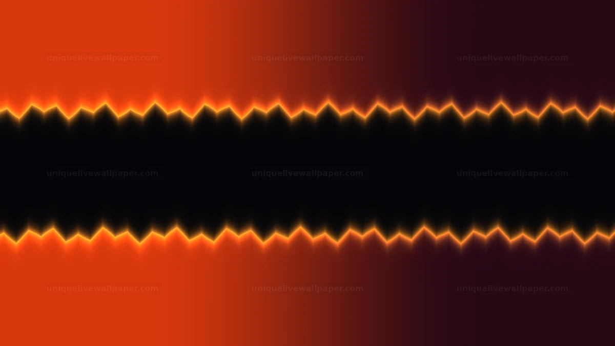 Glowing Orange Shadow Band Seamless Loop