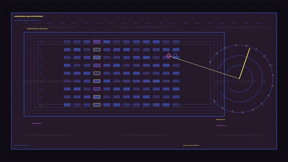 AI Behavioral Analysis Interface Seamless Loop