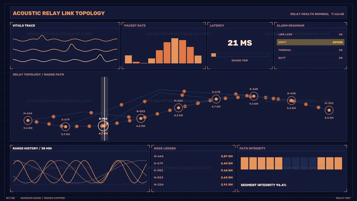 Watermarked thumbnail for Relay Network Topology Dashboard Seamless Loop