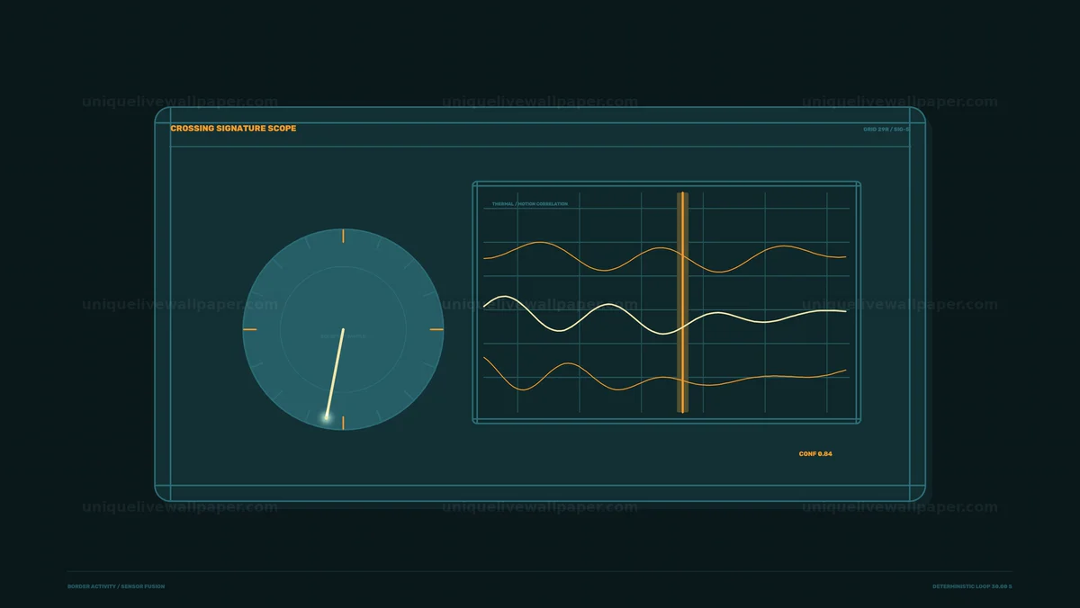 Border Activity Data Dashboard Seamless Loop