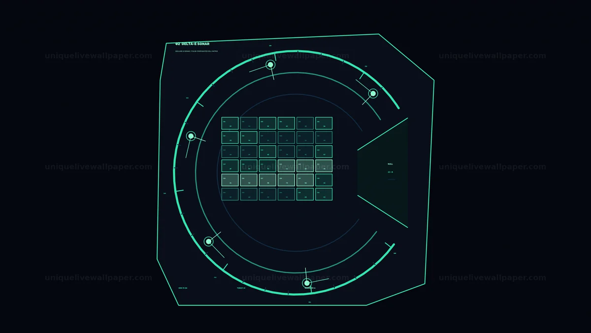 Watermarked thumbnail for Data Monitoring Dashboard HUD Seamless Loop