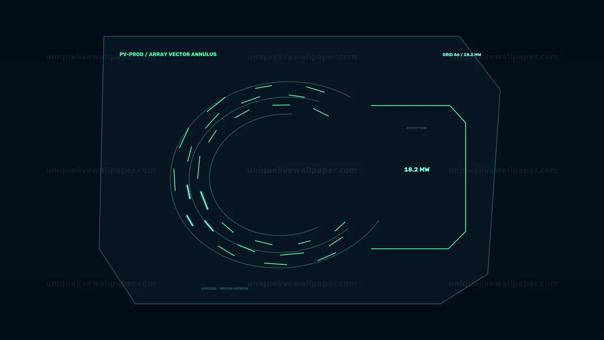 Watermarked thumbnail for Photovoltaic Production Monitoring HUD Seamless Loop
