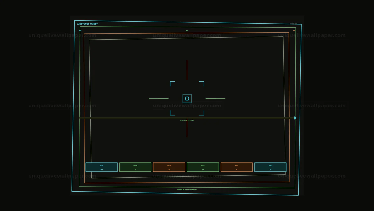 Watermarked thumbnail for Targeting Reticle Data HUD Seamless Loop