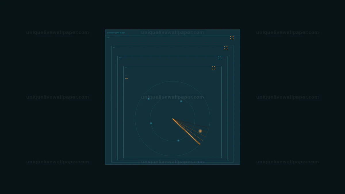 Watermarked thumbnail for Capacity Scan Radar HUD Seamless Loop