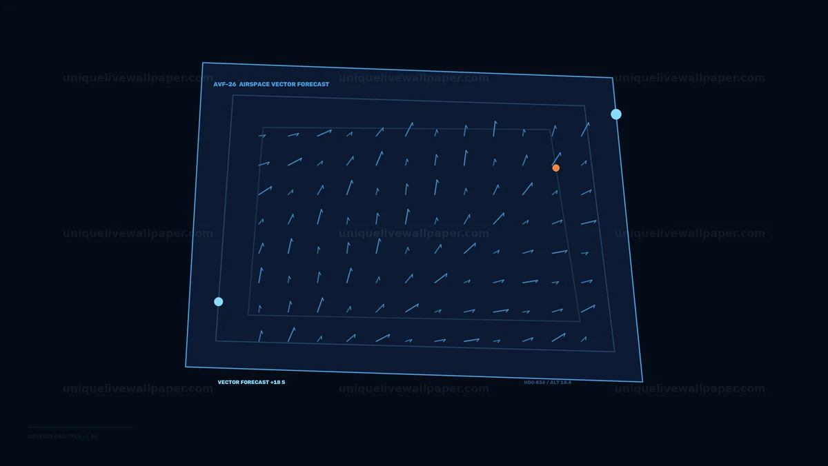 Watermarked thumbnail for Defense Surveillance Vector Forecast HUD Seamless Loop