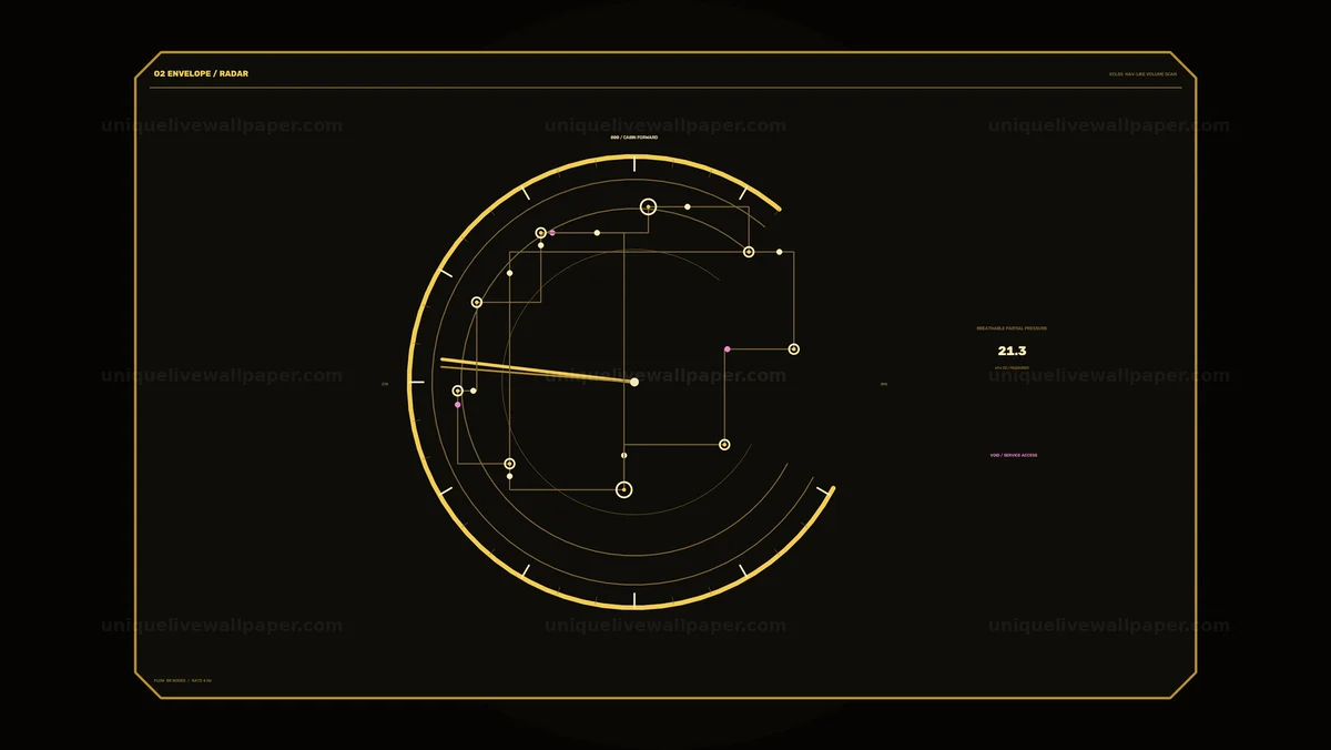 Watermarked thumbnail for Spacecraft Oxygen Monitoring HUD Seamless Loop