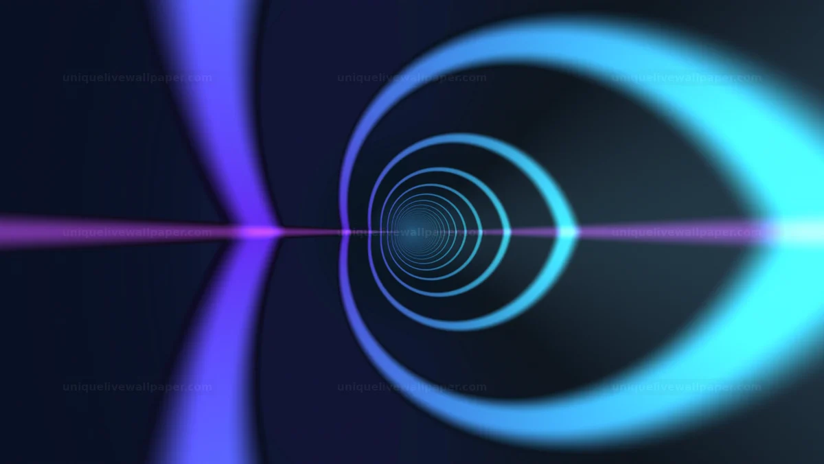 Abstract interstellar flight background with motion graphics