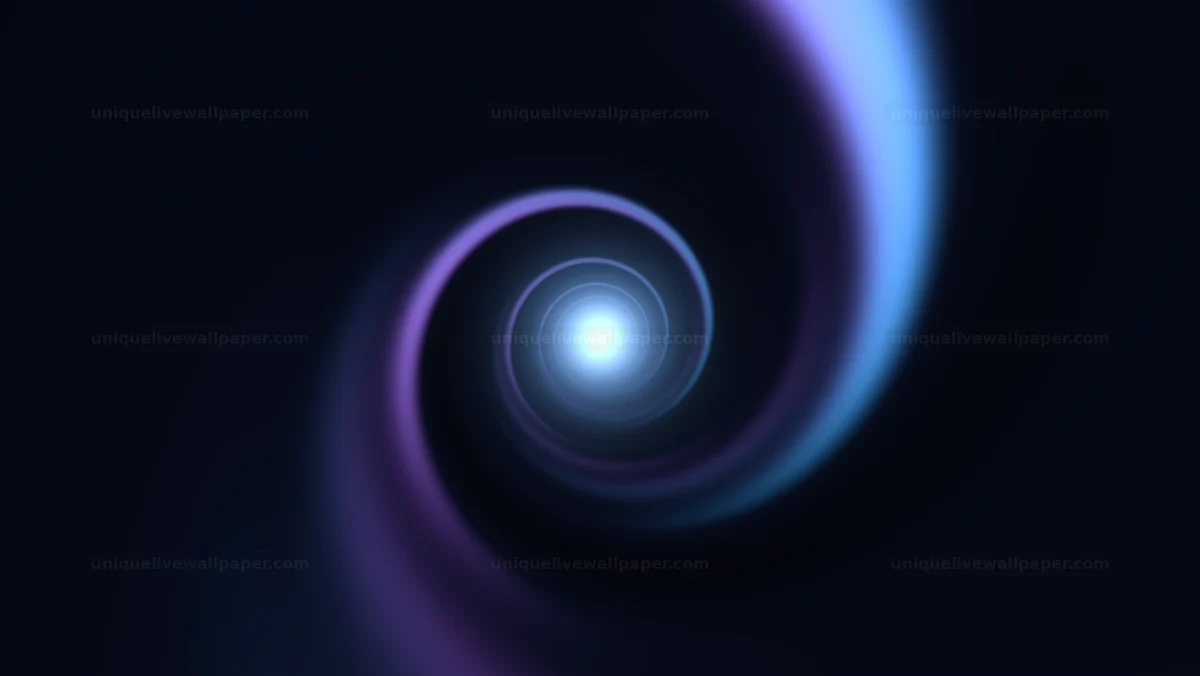 Watermarked thumbnail for Blue Violet Spiral Light Tunnel Seamless Loop